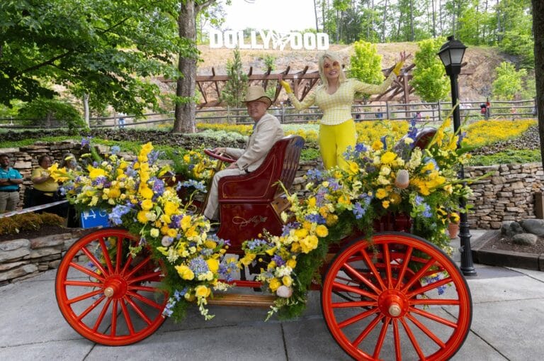 Dolly at Dollywood in Pigeon Forge, TN- Photo Courtesy of Dollywood