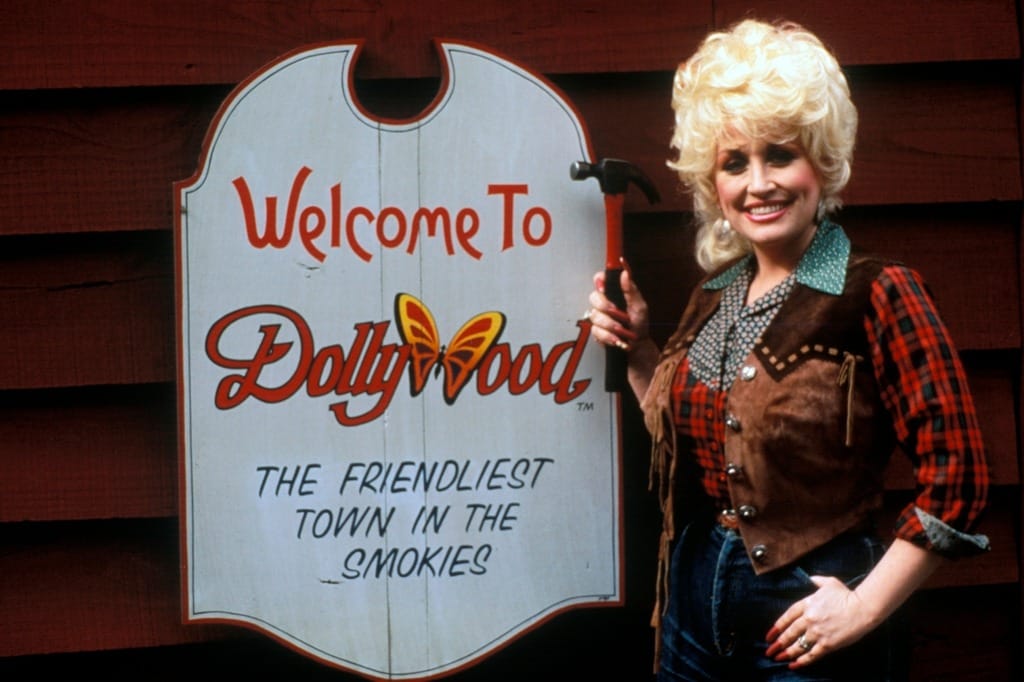 Dolly at Dollywood in the Past-Photo Courtesy of Dollywood