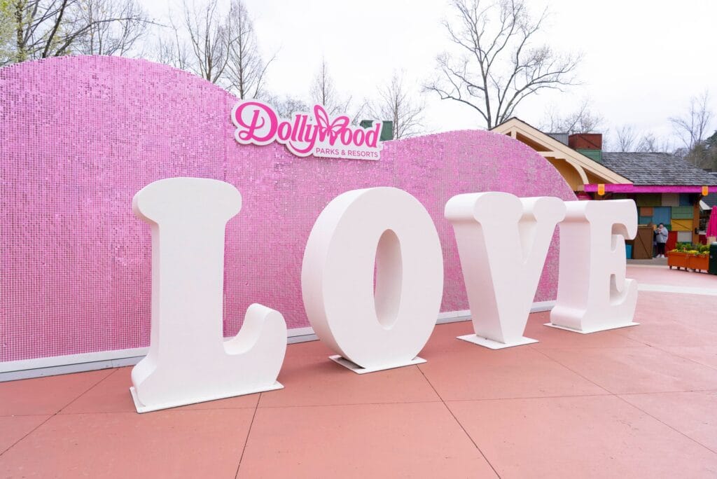 Picture area at Dollywood during the I Will Always Love You Festival-Photo Courtesy of Dollywood