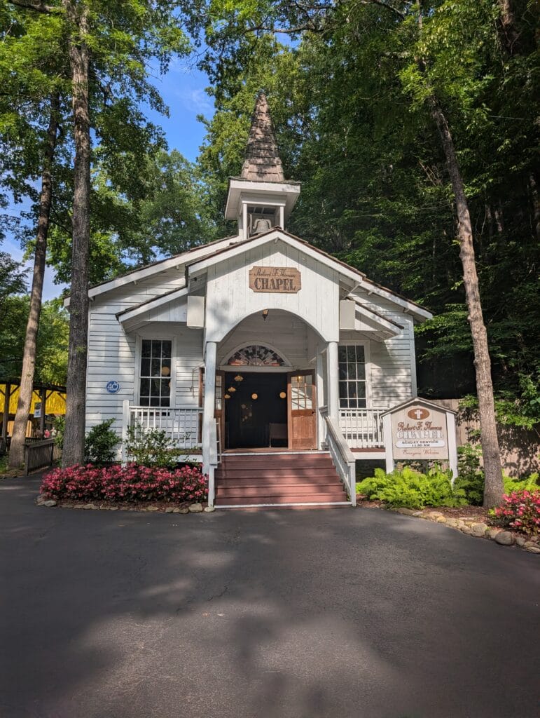 The Robert F. Thomas Chapel at Dollywood in Pigeon Forge, TN