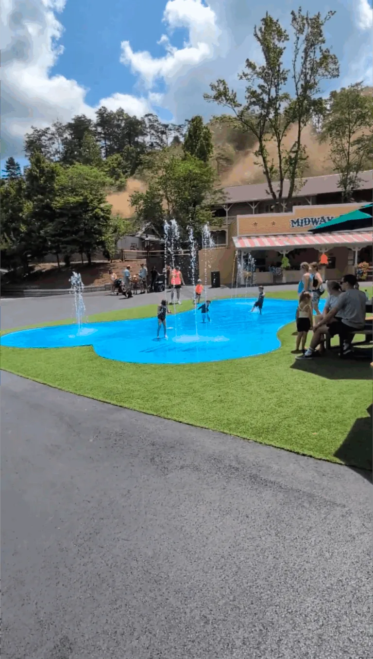 Freebies at Dollywood 6 The Splash Pad in Country Fair at Dollywood in Pigeon Forge, TN