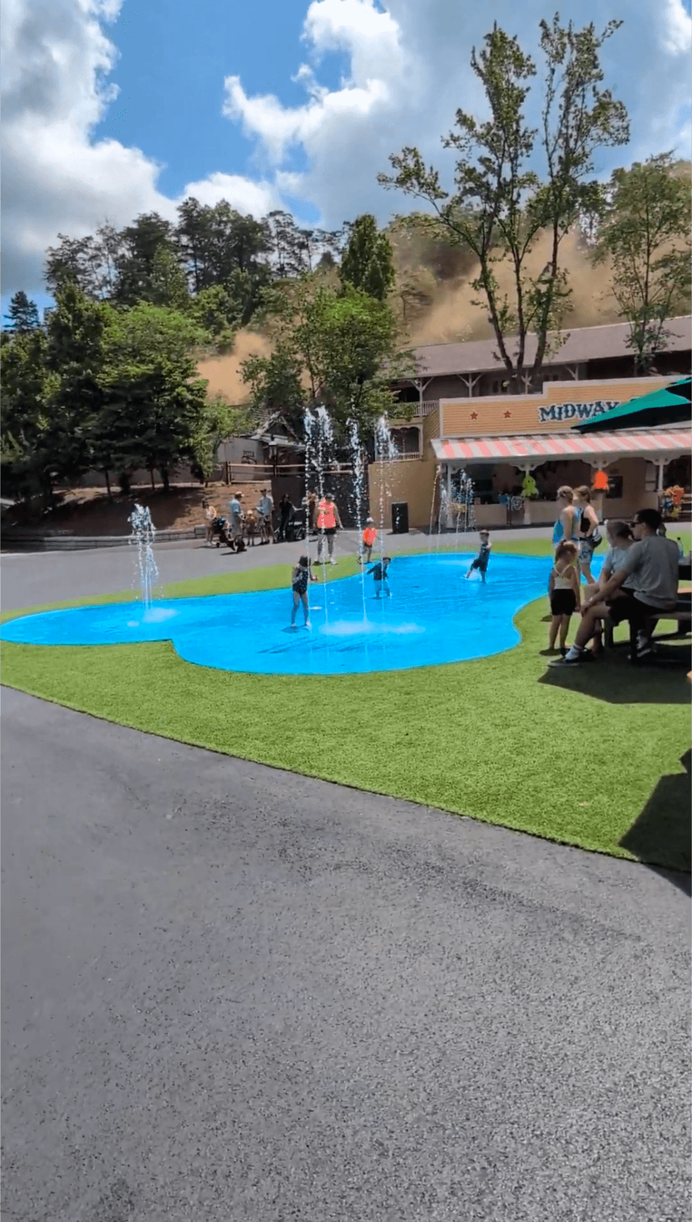 The Splash Pad in Country Fair at Dollywood in Pigeon Forge, TN