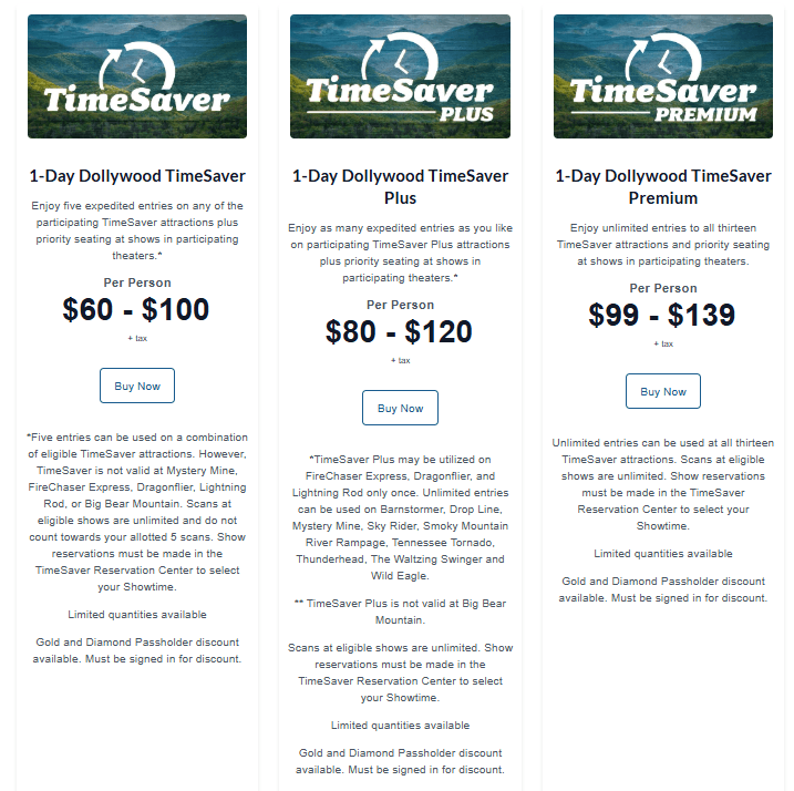 2026 TimeSaver Pricing