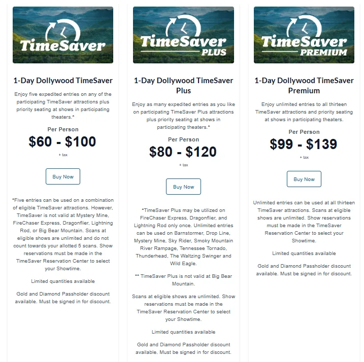 2026 TimeSaver Pricing