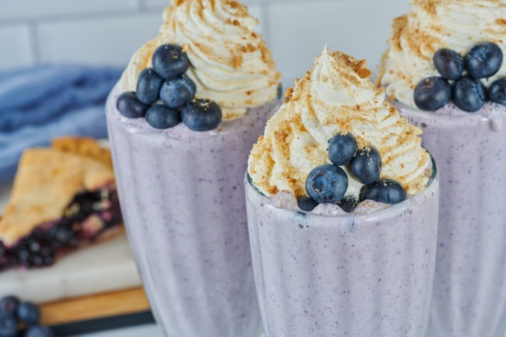 Blueberry Pie Milkshake