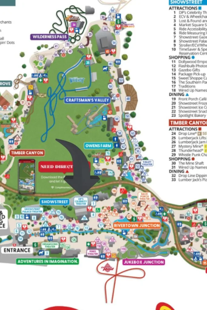DP Celebrity Theater Location