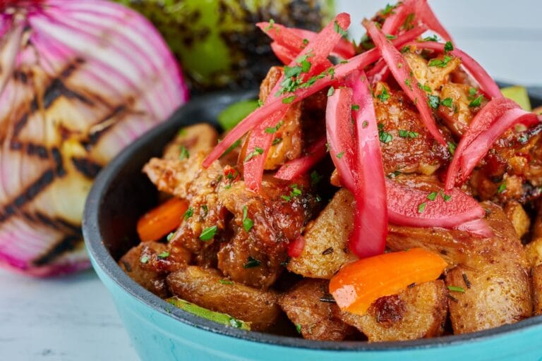 Loaded Country Fried Potato Wedges