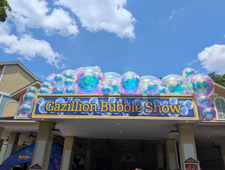 Gazillion Bubble Show building at Dollywood