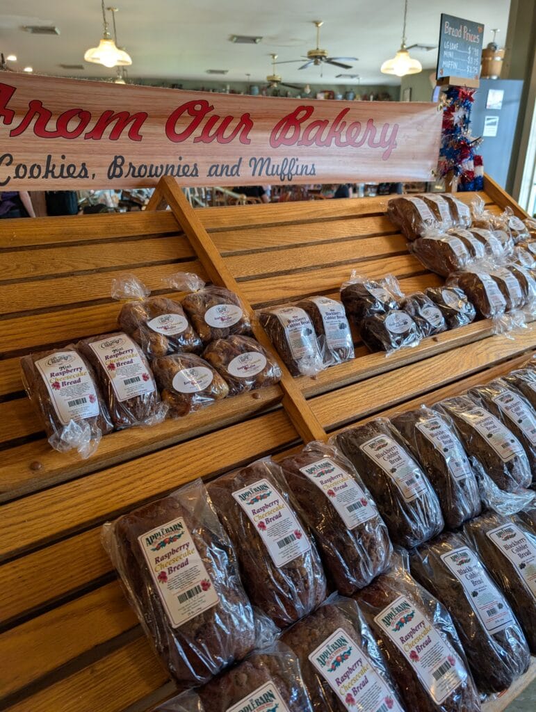 Visiting Applewood Farmhouse Grill & Shops in Sevierville, TN: A Taste of Tradition 9 Baked Breads at the Creamery and Bake Shop in the Applewood Village in Sevierville, TN