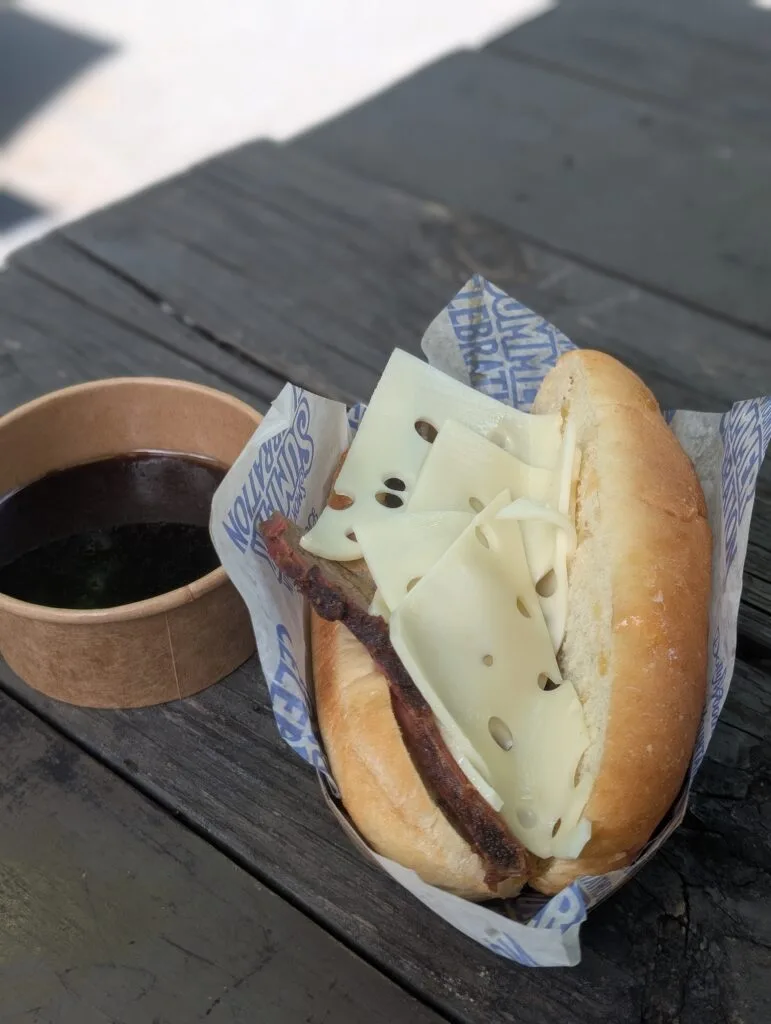 Brisket French Dip at Smoky Mountain Summer Celebration at Dollywood