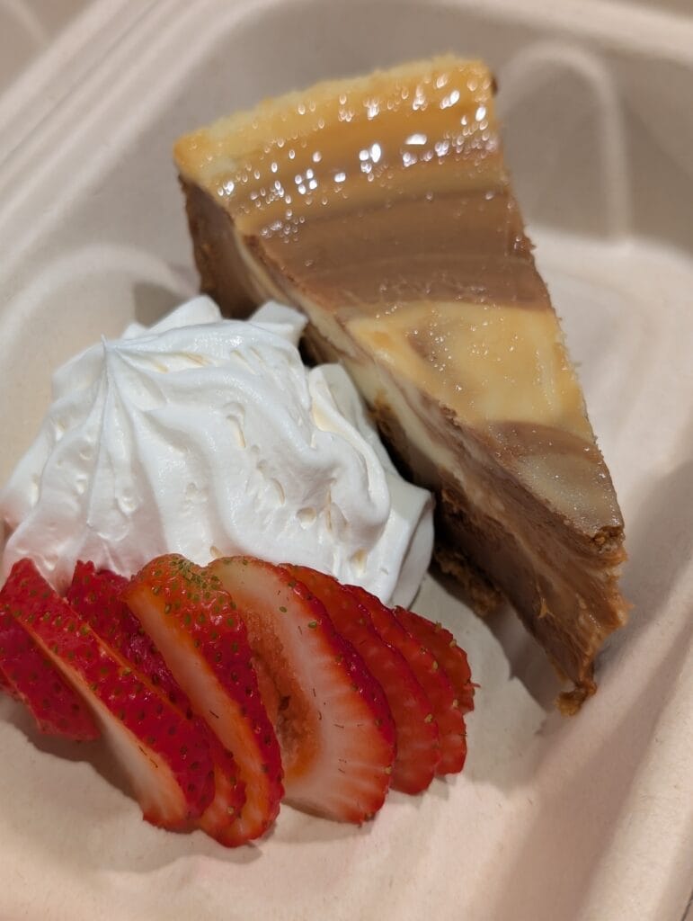 Margaritaville Island Hotel in Pigeon Forge: Paradise in the Smokies 6 Caramel Cheesecake from Fins Bar and Chill at Margaritaville Island Hotel in Pigeon Forge, TN