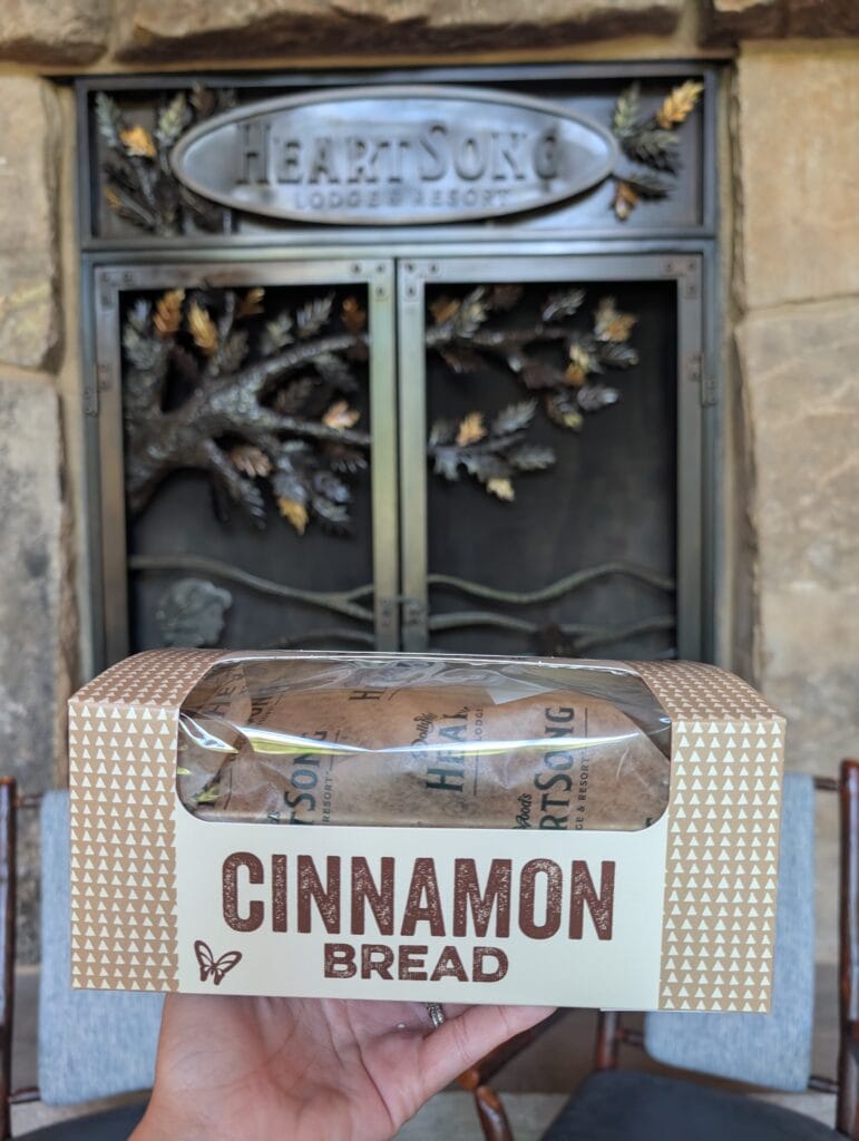 Cinnamon Bread at Dollywood's HeartSong Lodge and Resort
