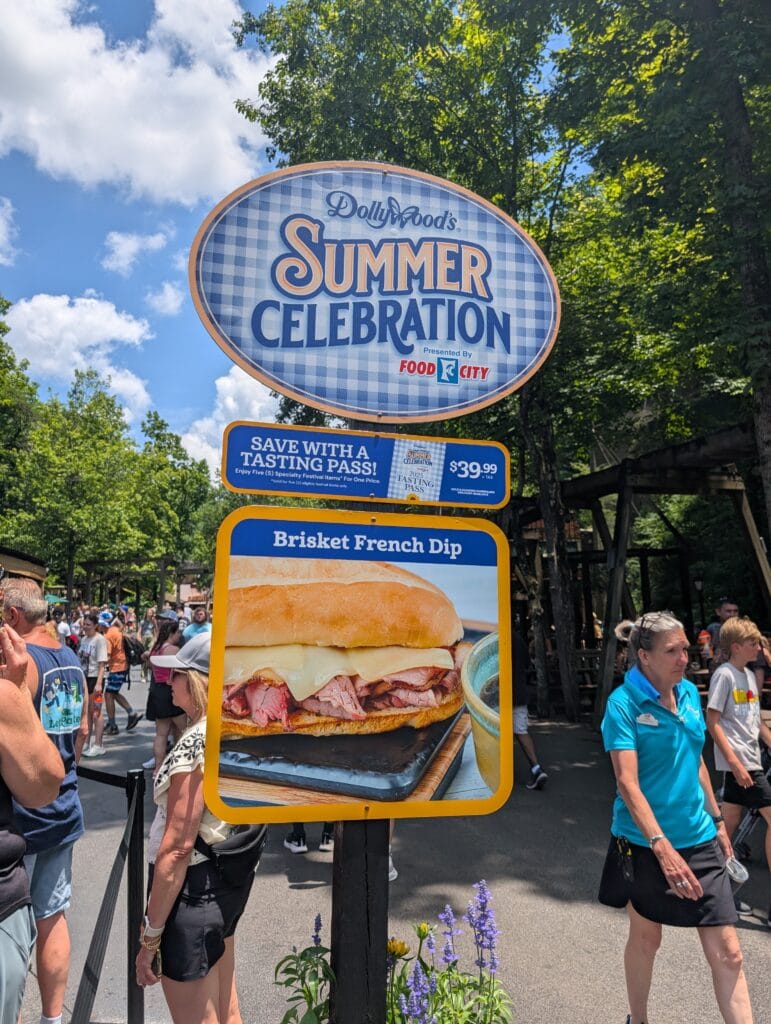 Dollywood 2027 Season Pass Guide 3 Hickory House BBQ Smoky Mountain Summer Celebration Tasting Pass Items at Dollywood