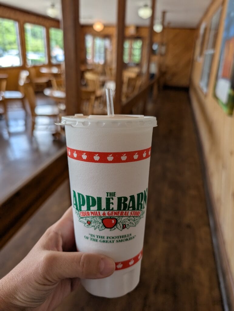 Visiting Applewood Farmhouse Grill & Shops in Sevierville, TN: A Taste of Tradition 10 The Apple Barn frozen Cider