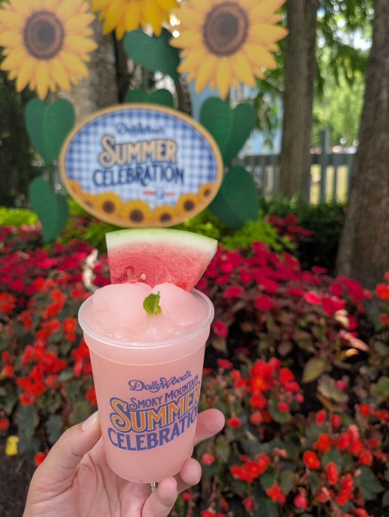 Watermelon Lemonade Slushie at Smoky Mountain Summer Celebration at Dollywood