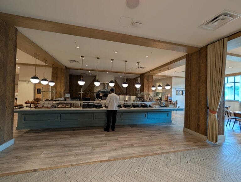Buffet at Ember and Elm inside Dollywood's Heartsong Lodge and Resort