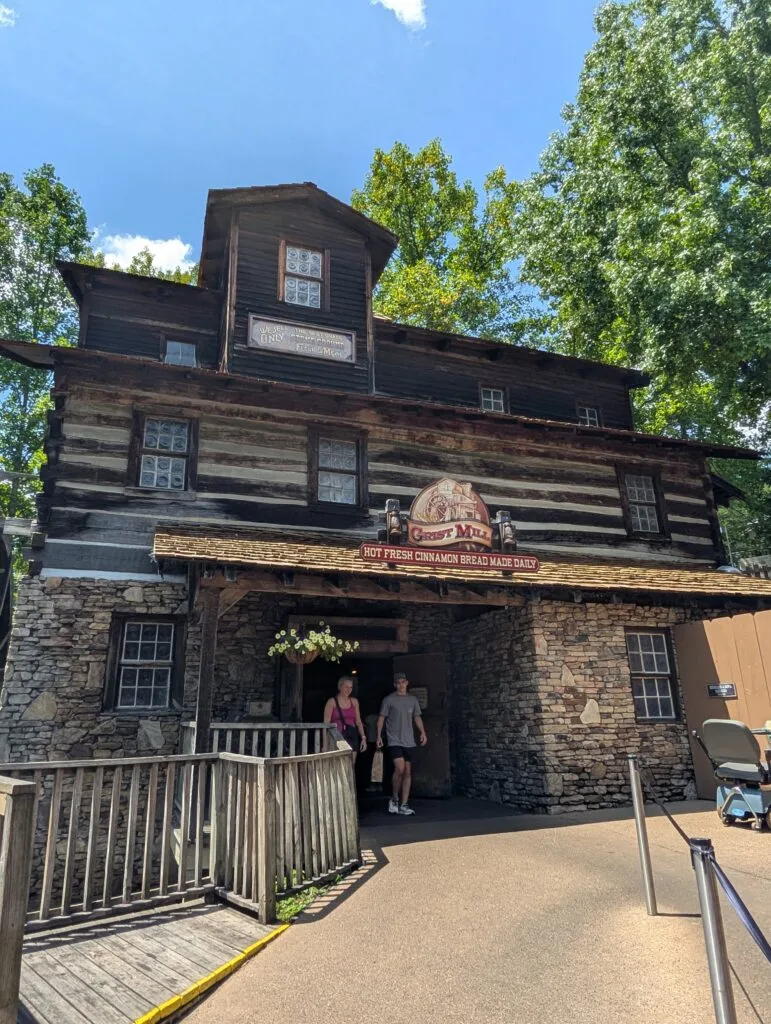 Dollywood's Grist Mill Entrance