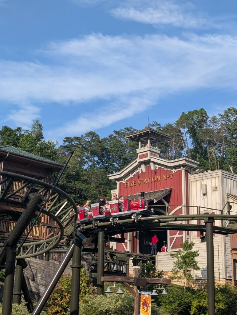 Dollywood’s Coaster Explorers Tour (2026): A Must-Do for Thrill Seekers? 3 Firechaser Express Roller Coaster at Dollywood in Pigeon Forge, TN Photo Credit: Lindsay Harvey-Simply Touring