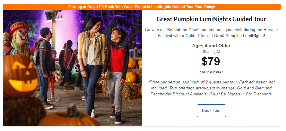 Great Pumpkin LumiNights Tour at Dollywood