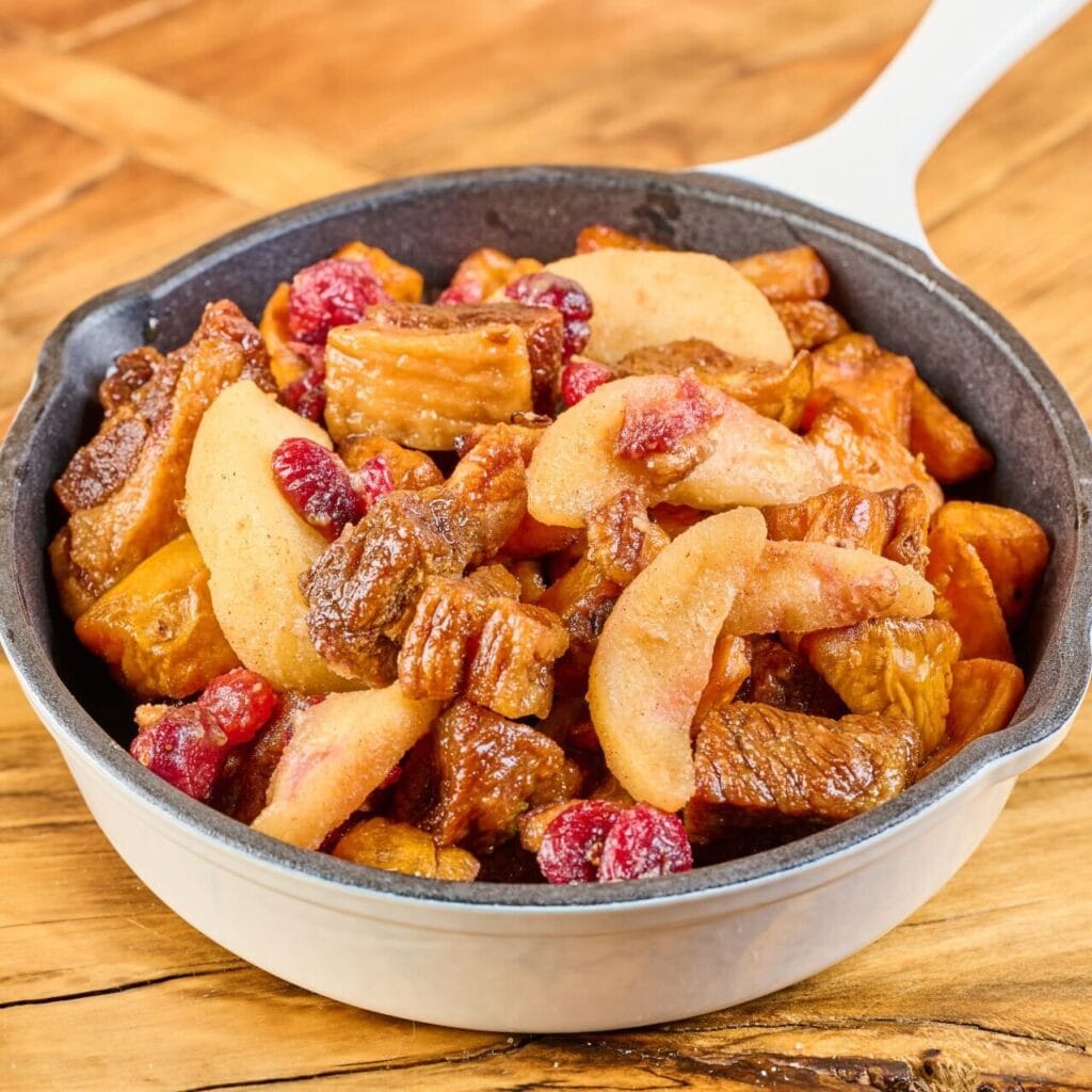 Maple Pork Belly Sweet Potato Skillet at Dollywood's Harvest Festival Photo Credit: Dollywood