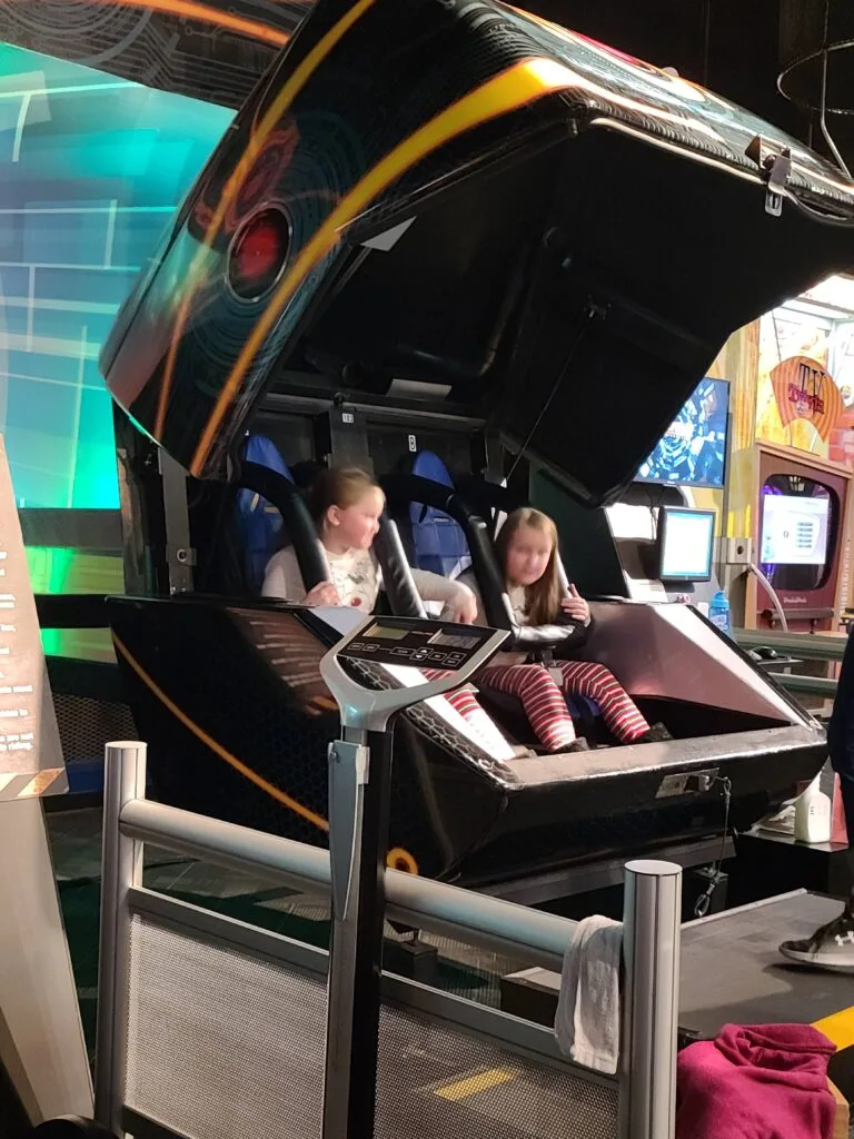 Simulated ride experience at Wonderworks in Pigeon Forge, TN
