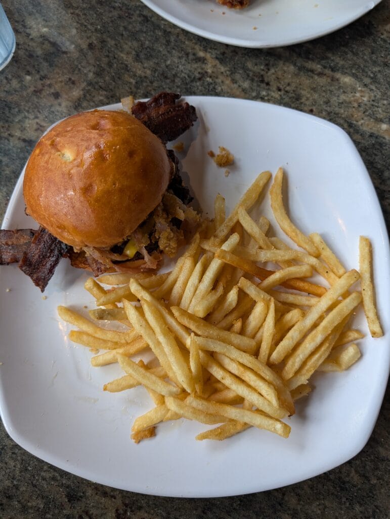 Steakhouse Burger at Timberwood Grill at The Island in Pigeon Forge, TN
Photo Credit: Lindsay Harvey-Simply Touring