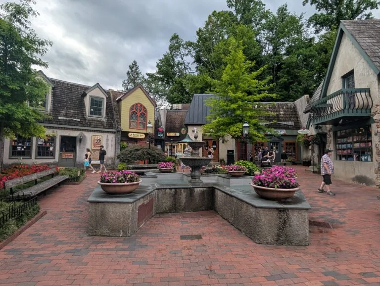Main Square at The Village in Gatlinburg, TN Photo Credit: Lindsay Harvey-Simply Touring