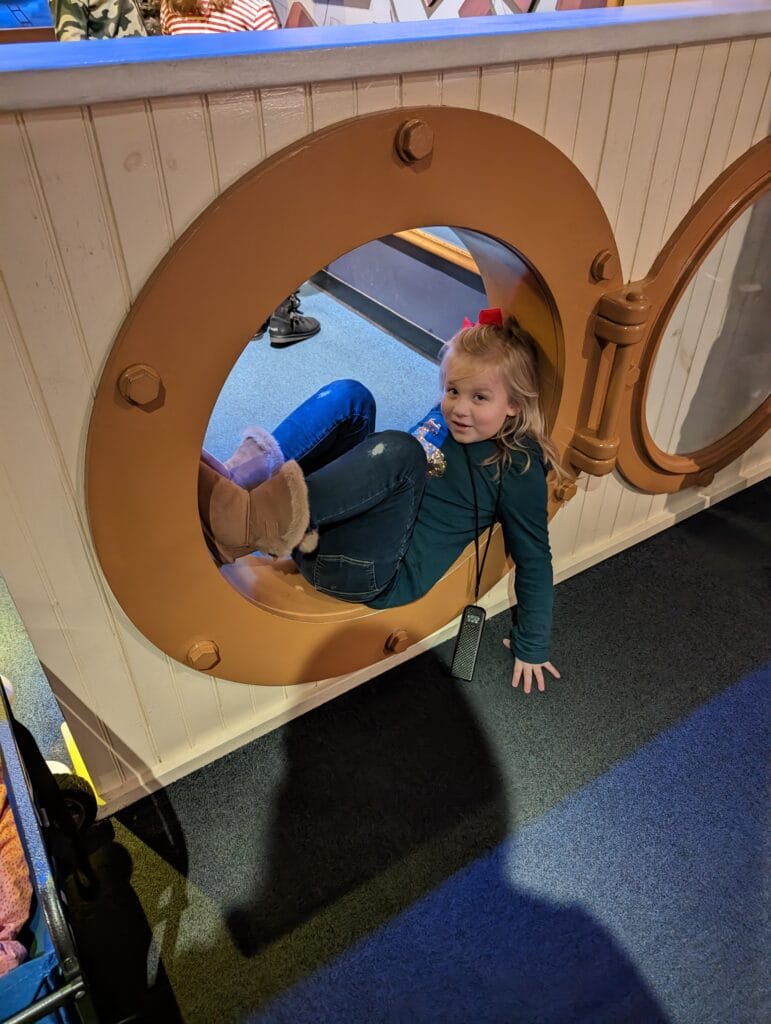 Child at Titantic Museum in Pigeon Forge, TN Photo Credit: Lindsay Harvey-Simply Touring