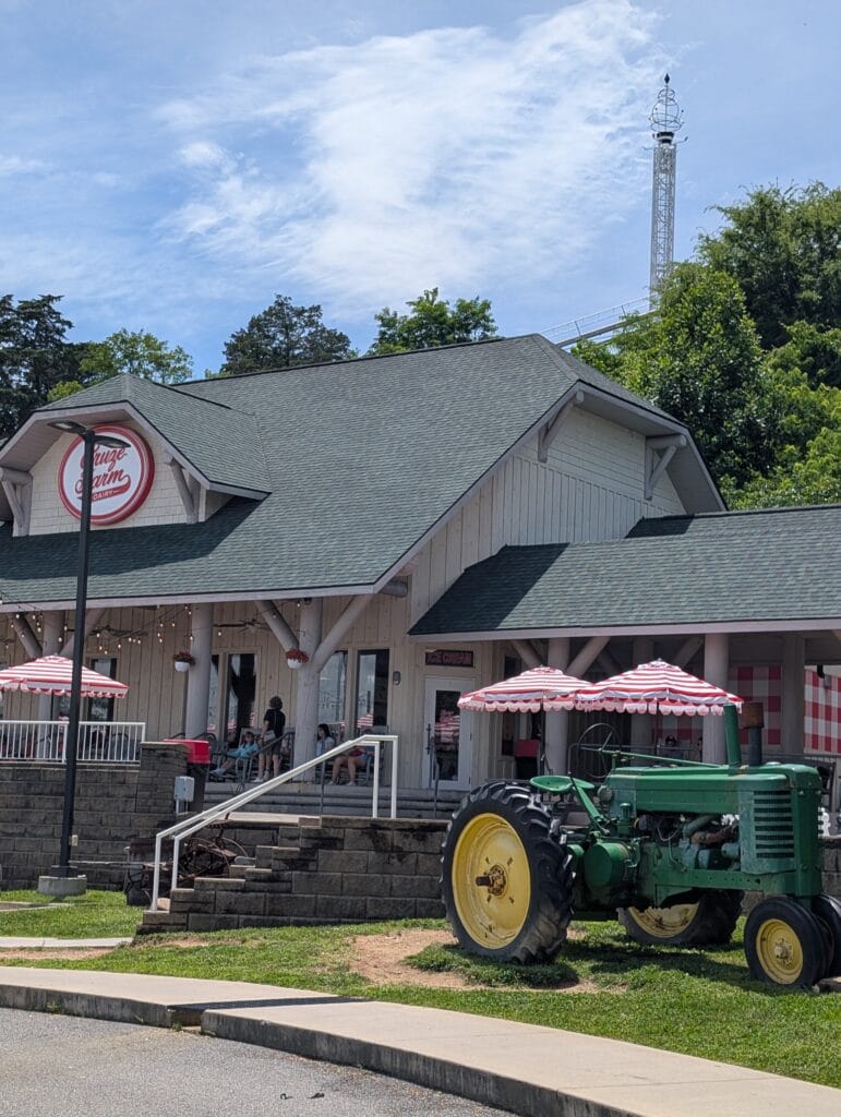 Ogle Brothers General Store: A Smoky Mountain Treasure 6 Exterior of Cruze Farm Ice Cream beside Ogle Brothers General Store in Sevierville, TN