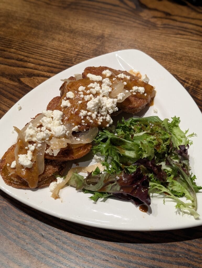 Fried Green Tomatoes Appetizer at The Local Goat in Pigeon Forge, TN
