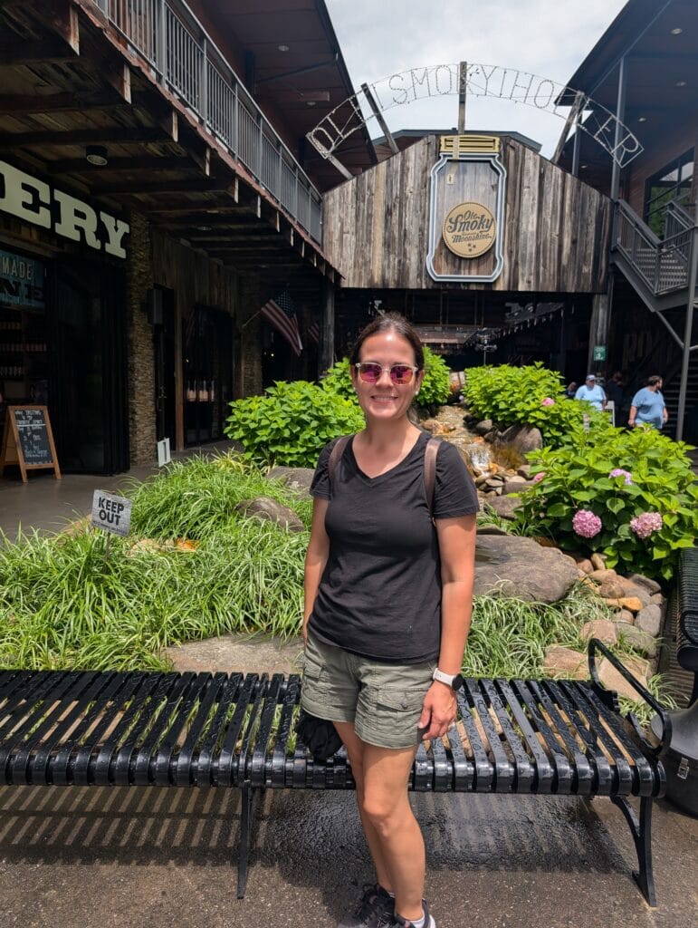 Ole Smoky Distillery in Gatlinburg 7 Lindsay Harvey at Ole Smoky Distillery in Gatlinburg, TN