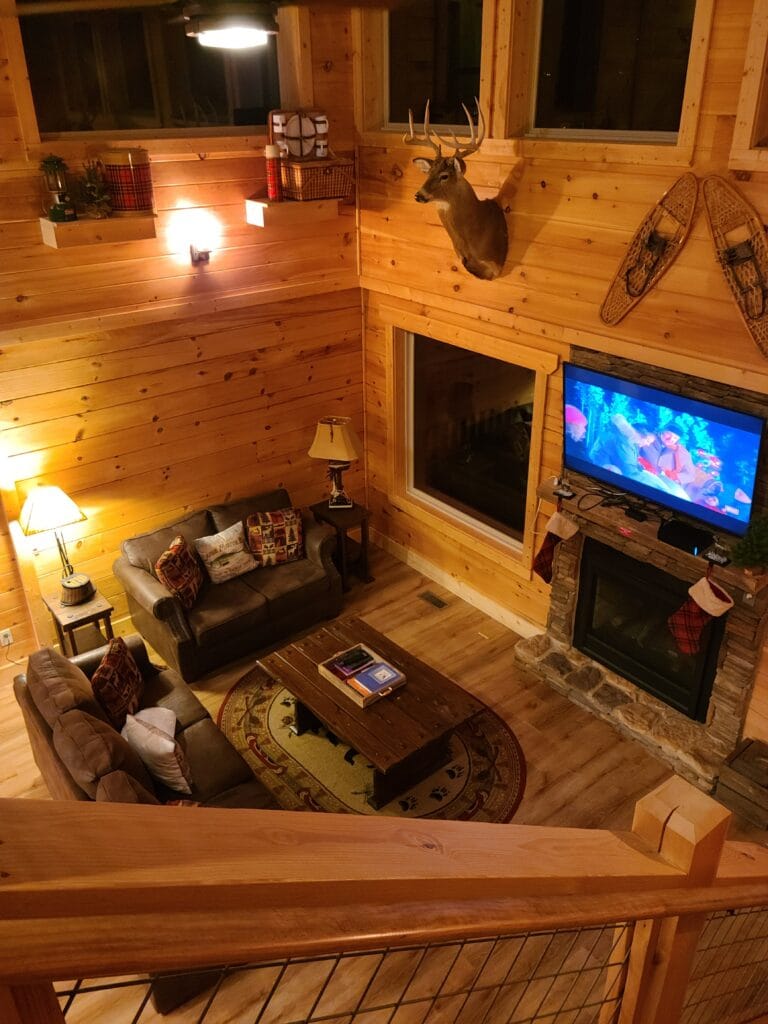 Sawmill Springs: A cozy retreat in the Smokies 2 Living Area at Sawmill Springs by American Patrior