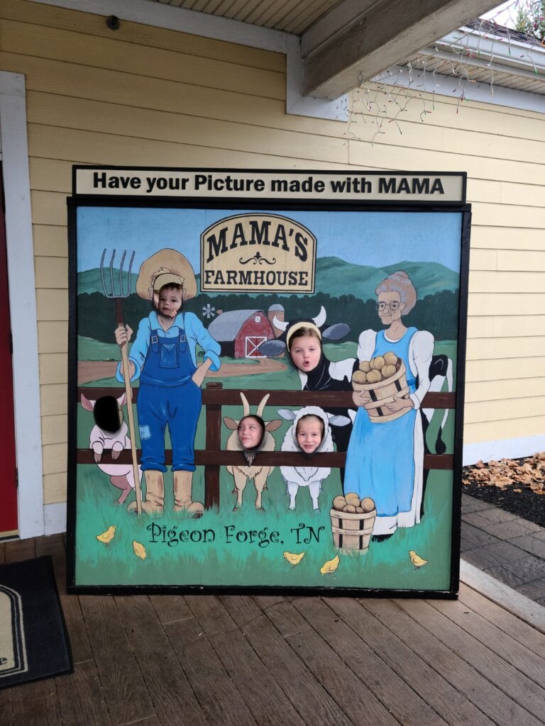Mama’s Farmhouse in Pigeon Forge 2 Picture location at Mama's Farmhouse in Pigeon Forge, TN