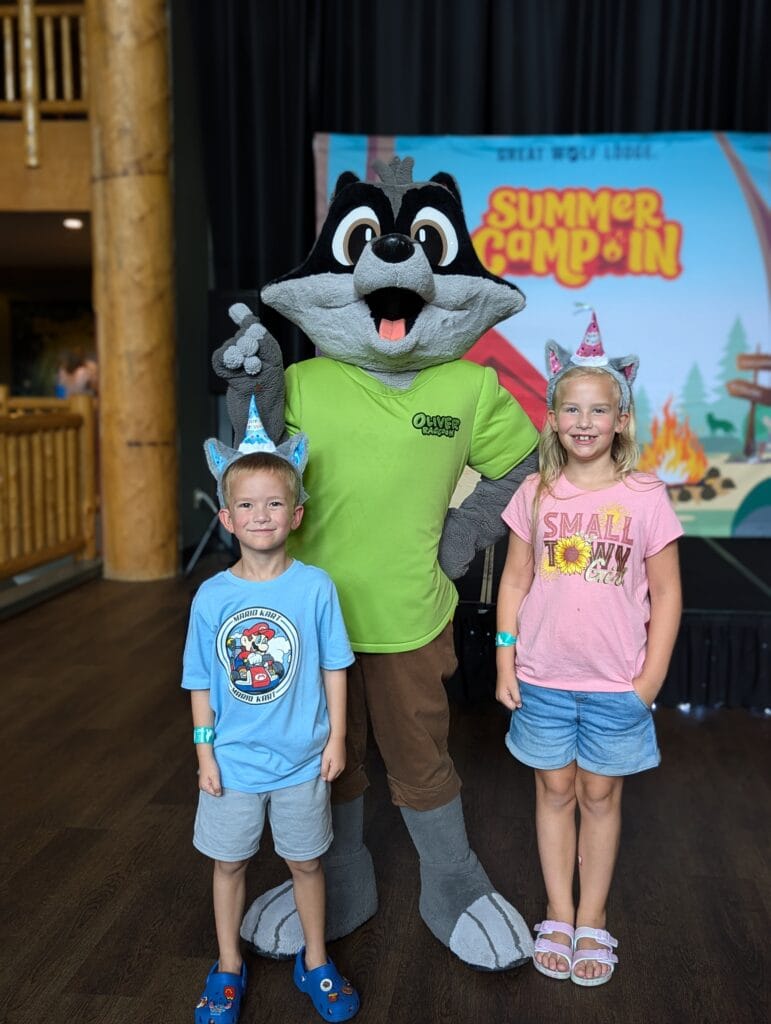Kids at Great Wolf Lodge in Williamsburg, VA