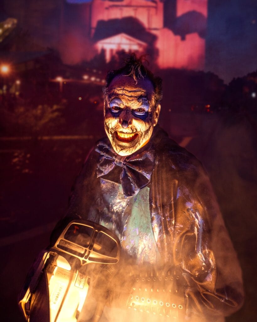 Scare Actor at Busch Gardens Williamsburg during Hall-O-Scream